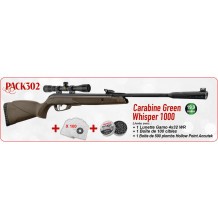 Pack Noël Gamo Green Whisper 1000 - Cal. 4,5 mm