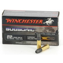 Cartouches 22 LR Winchester Subsonic