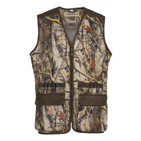 Gilet de chasse Percussion Palombe - GhostCamo Forest Evo