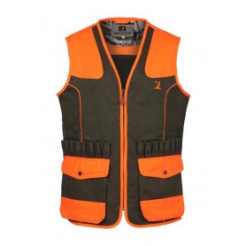Gilet De Chasse Vintage Années 1920 – Daim Marron – Taille M – Original
