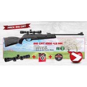 Pack cerise Gamo Big Cat 1000 - Cal. 4,5 mm