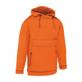 Sweat-shirt Enfant à capuche Percussion - Orange