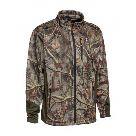 Sweat-shirt Enfant zippé Percussion - GhostCamo Forest Evo