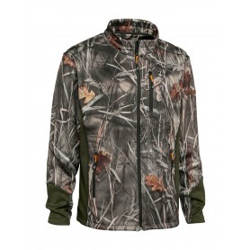 Sweat-shirt Enfant zippé Percussion - GhostCamo Wet