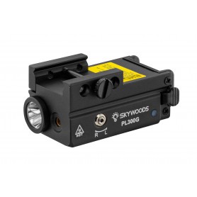 Lampe tactique Skywoods avec viseur laser vert L53980