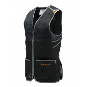 Gilet de tir Beretta Trap Cotton - Noir & Gris