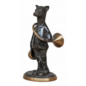 Figurine Blaireau en bronze