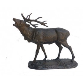 Bronze Cerf brâmant moyen modèle