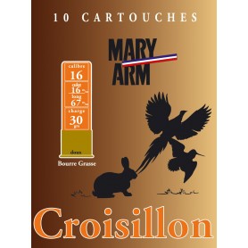 Cartouche Mary Arm Croisillon 16 / Cal. 16 - 30 g