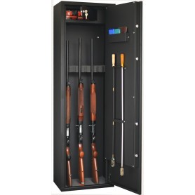 Armoire Forte Infac Vitrine Couleur Bois Lv12 12 Armes Coffres Forts Pour Armes Longues Made In Chasse