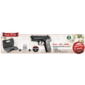 Pack Noël Gamo Pistolet CO2 PT80 - 4,5 mm