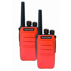 Pack 2 talkies-walkies Num'axes TLK1054 Orange
