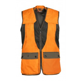 Gilet de chasse ProHunt Grouse Kaki - Orange