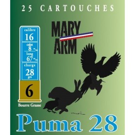 Cartouche Mary Arm Puma 28 / Cal. 16 - 28 g