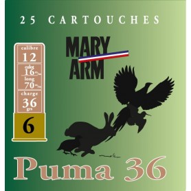 Cartouche Mary Arm Puma 36 / Cal. 12 - 36 g
