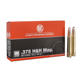 Cartouche RWS / cal. 375 H&H Mag. - UNI-Classic 19,5 g