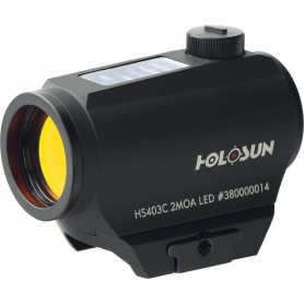 Viseur tubulaire point rouge Holosun HS403C solaire
