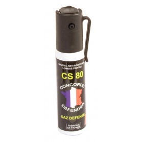 Bombe lacrymogène au gaz CS 25 ml