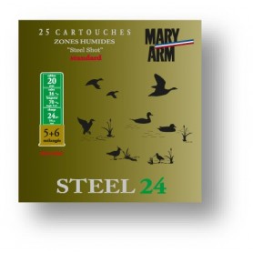 Cartouche Mary Arm Steel 24 / Cal. 20 - 24 g