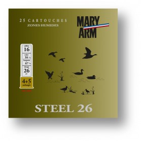 Cartouche Mary Arm Steel 26 / Cal. 16 - 26 g