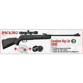 Pack Noël Gamo Big Cat 1000E IGT - Cal. 4,5 mm