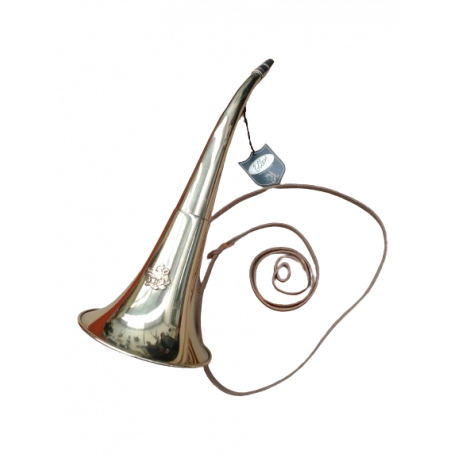 Corne De Chasse Ancienne – J. Gras Lille – Environ 1930 – Instrument De Musique Vintage