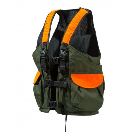 Gilet de chasse Beretta St James - Tweed Vert & Jaune - Gilets de