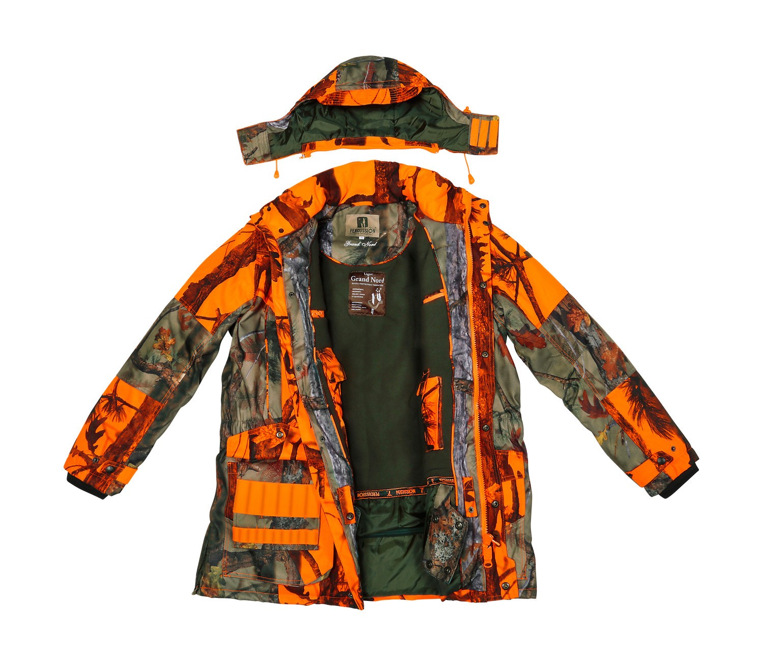 Veste de chasse Percussion Grand Nord GhostCamo B B A vos postes