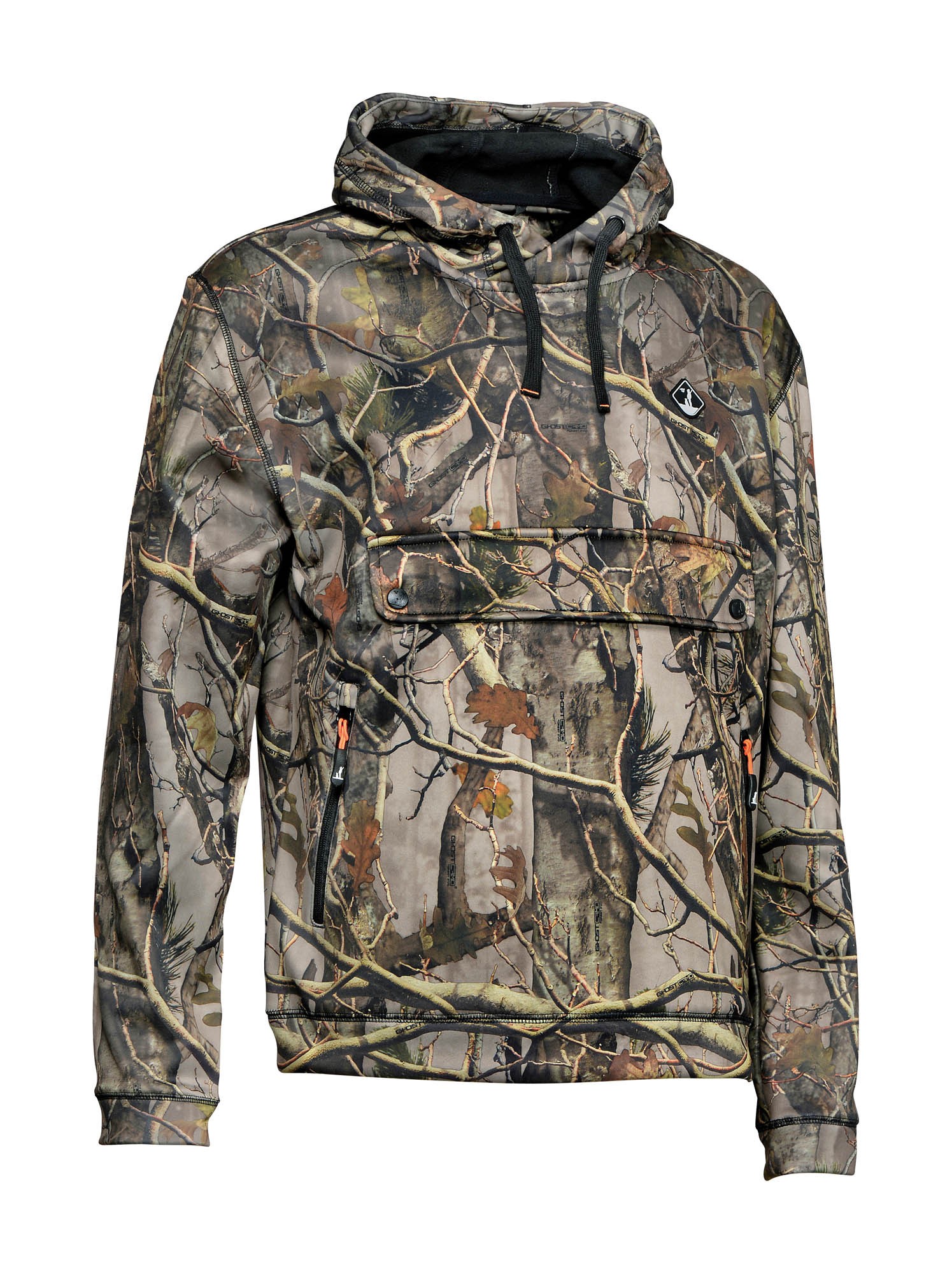 Sweat à Capuche De Chasse Percussion® – Polaire Kaki/vert Olive, Neuf, Pull Chaud