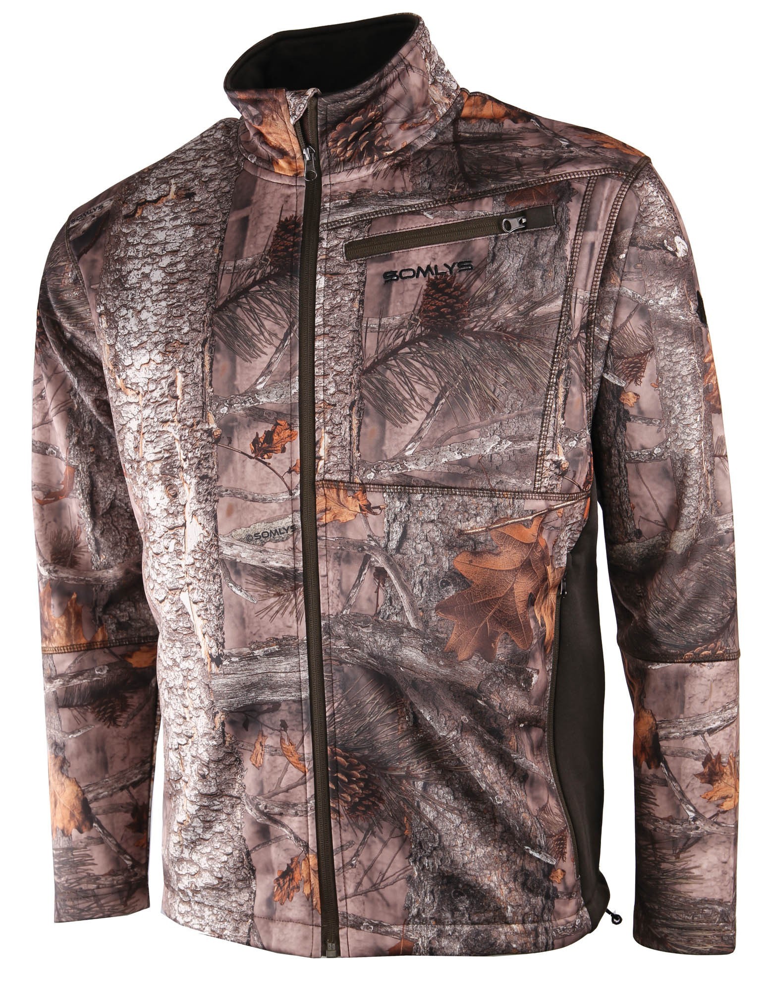 Veste De Chasse Somlys Anti-ronces – Vert – Taille 46-48 – 100% Polyamide – France