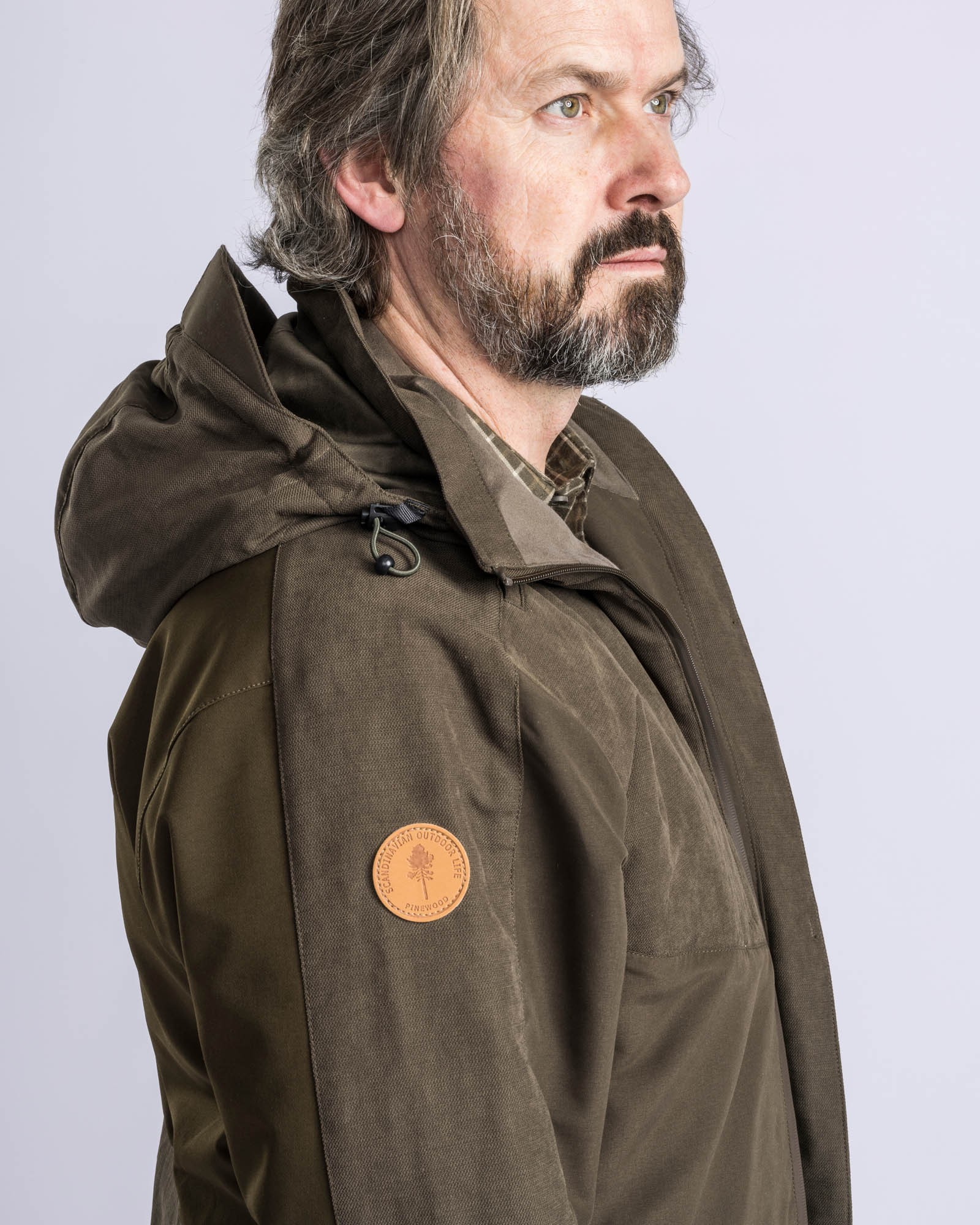 Ancienne Veste De Chasse Manufrance - Imperméable Col Amovible, Vêtement De Travail Vintage