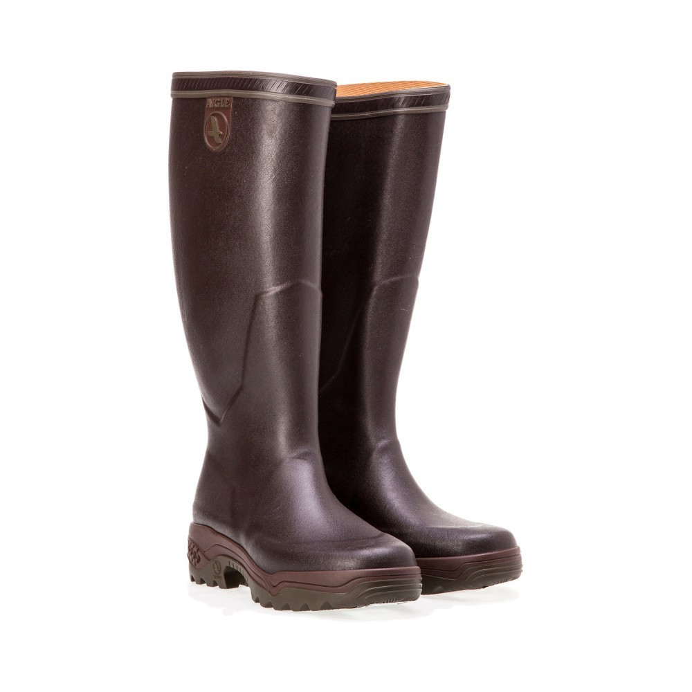 Bottes de chasse Aigle Parcours Lady Brun - Bottes Femme ...