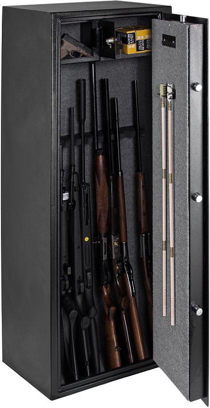 Coffre-fort Buffalo River Premium 7 Armes – Armoire Forte à Clef, Neuve