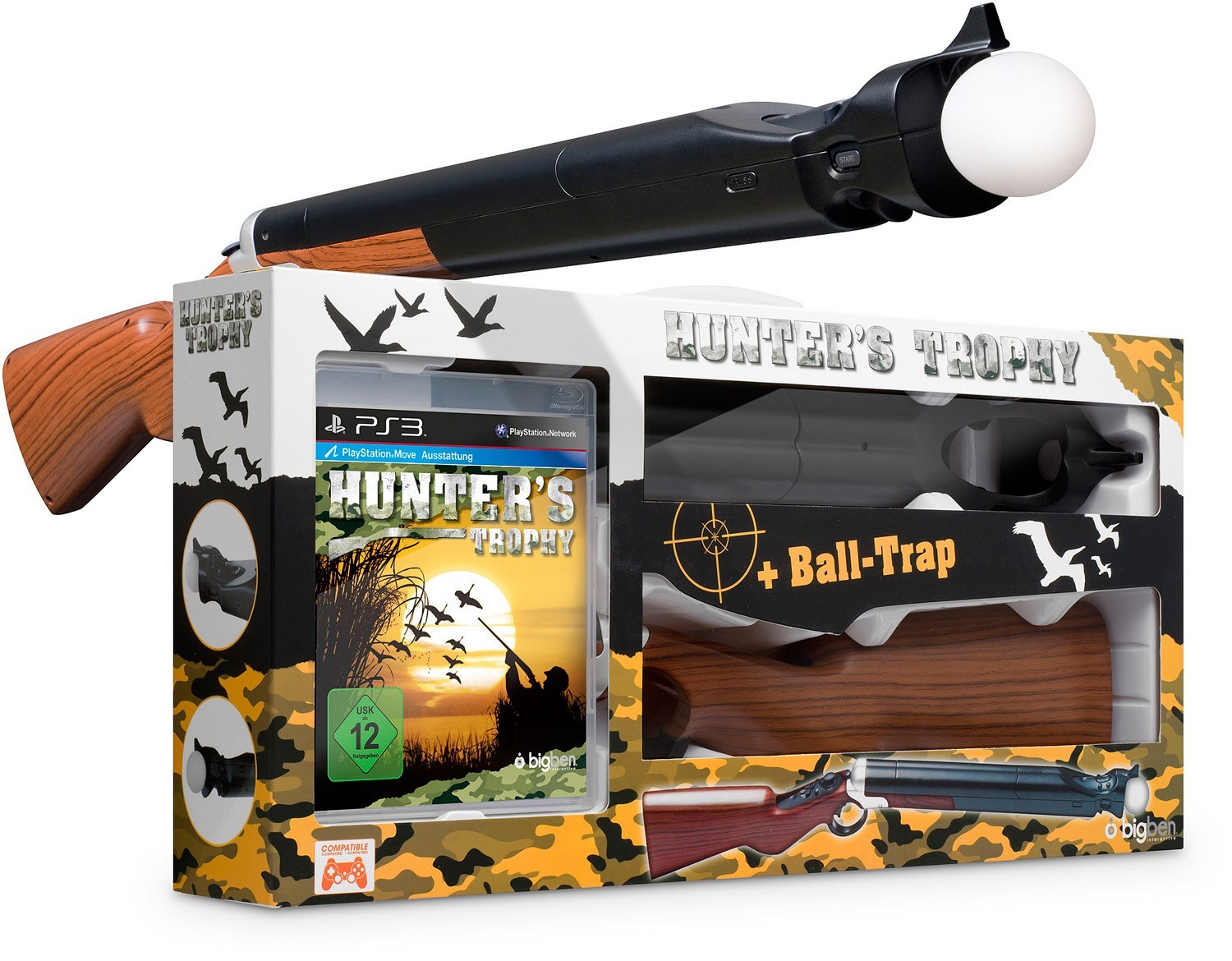 Pack 4 Jeux PlayStation 3 - Hunter's Trophy 2 Avec Fusil Move