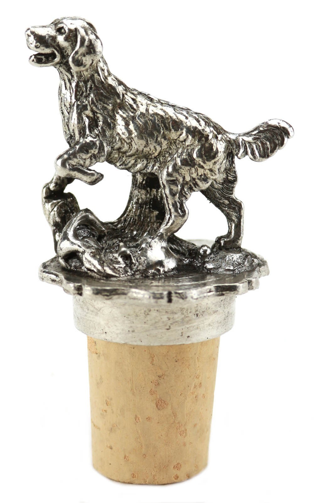 Tête De Canard En étain - Bouchon De Bouteille Ou Décoration - 3 Cm - Vintage 1920-1949