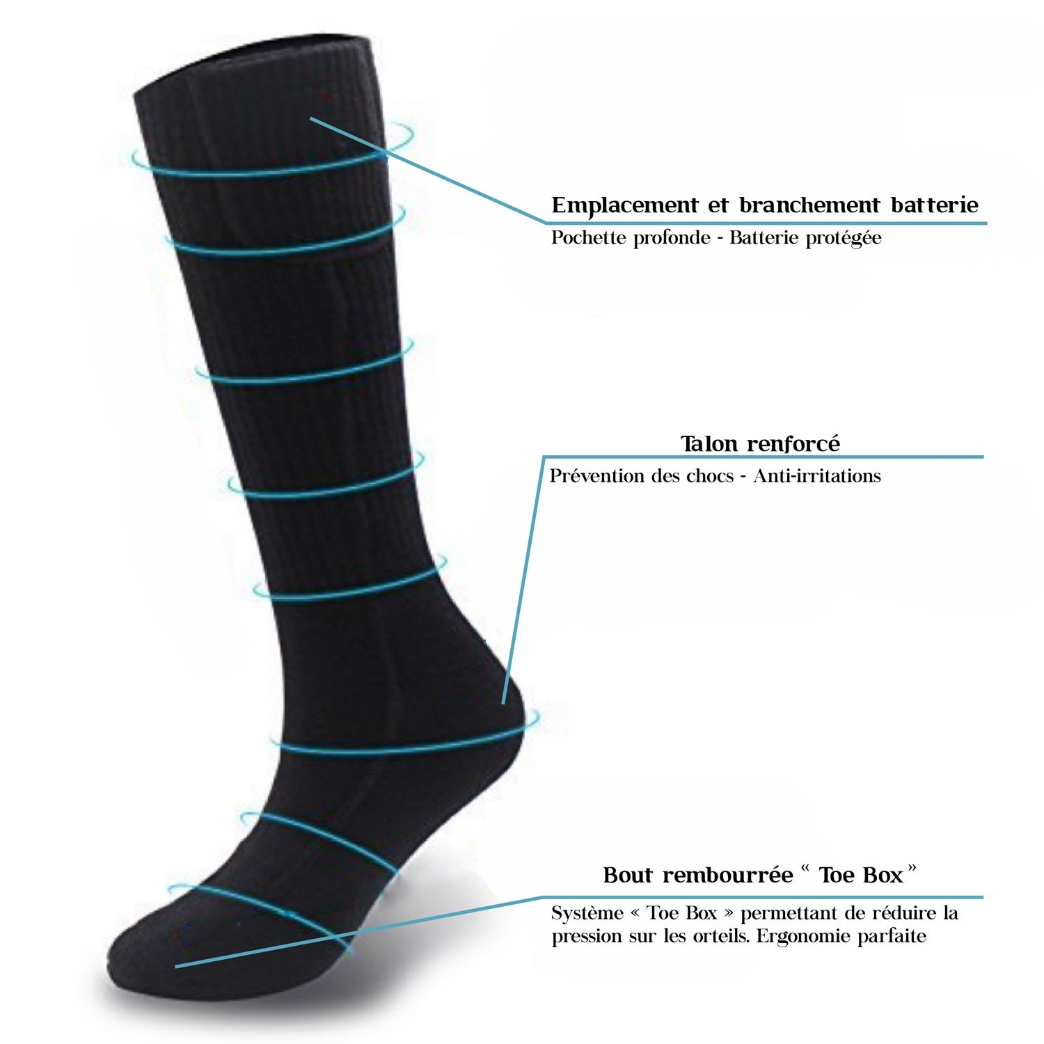 Chaussettes chauffantes Elite Heat Chaussettes de chasse Mibas — free download
