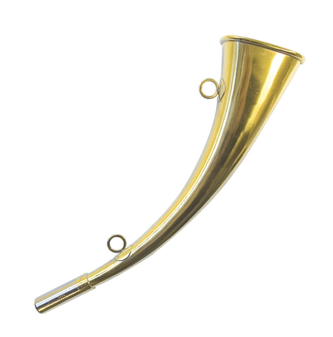 Corne de chasse 22 cm plate cintrée Elless - Cornes de chasse - Trompes