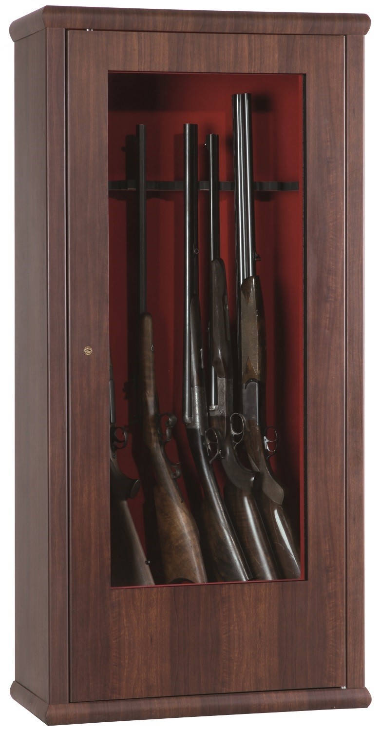 Armoire forte vitrine Infac Wood Look / 12 armes Coffres forts pour