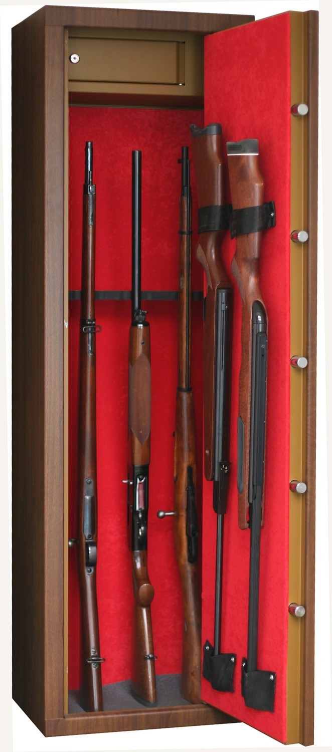 Armoire forte Infac couleur Bois L10 / 10 armes - Coffres ...