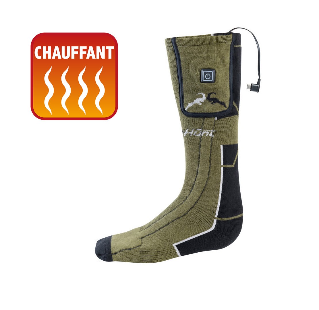 Chaussettes chauffantes ProHunt avec batteries Chaussettes de chasse — free download