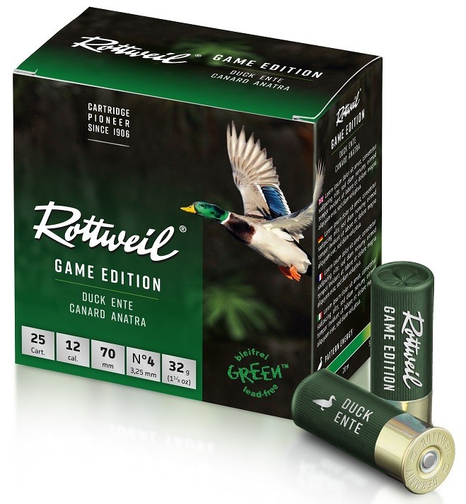 Pack 200 cart. Rottweil Game Edition Canard / Cal. 12 - 32 ...